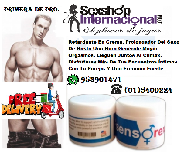 SENSOREX RETARDANTE EN CREMA LLEVATELO YA 