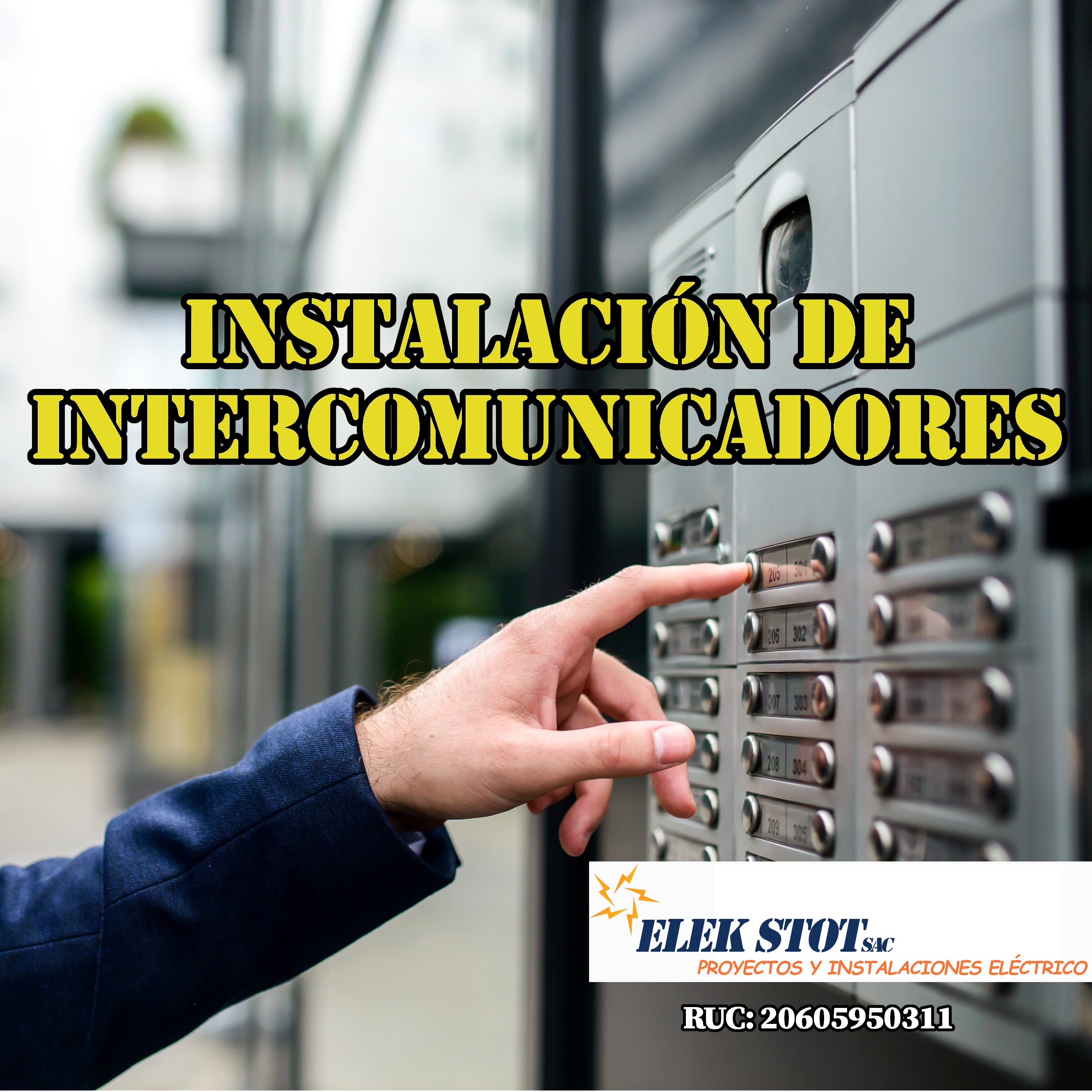 ELECTRICISTA PROYECTOS E INSTALACIONES ELECTRICAS ELEK STOT SAC - LIMA