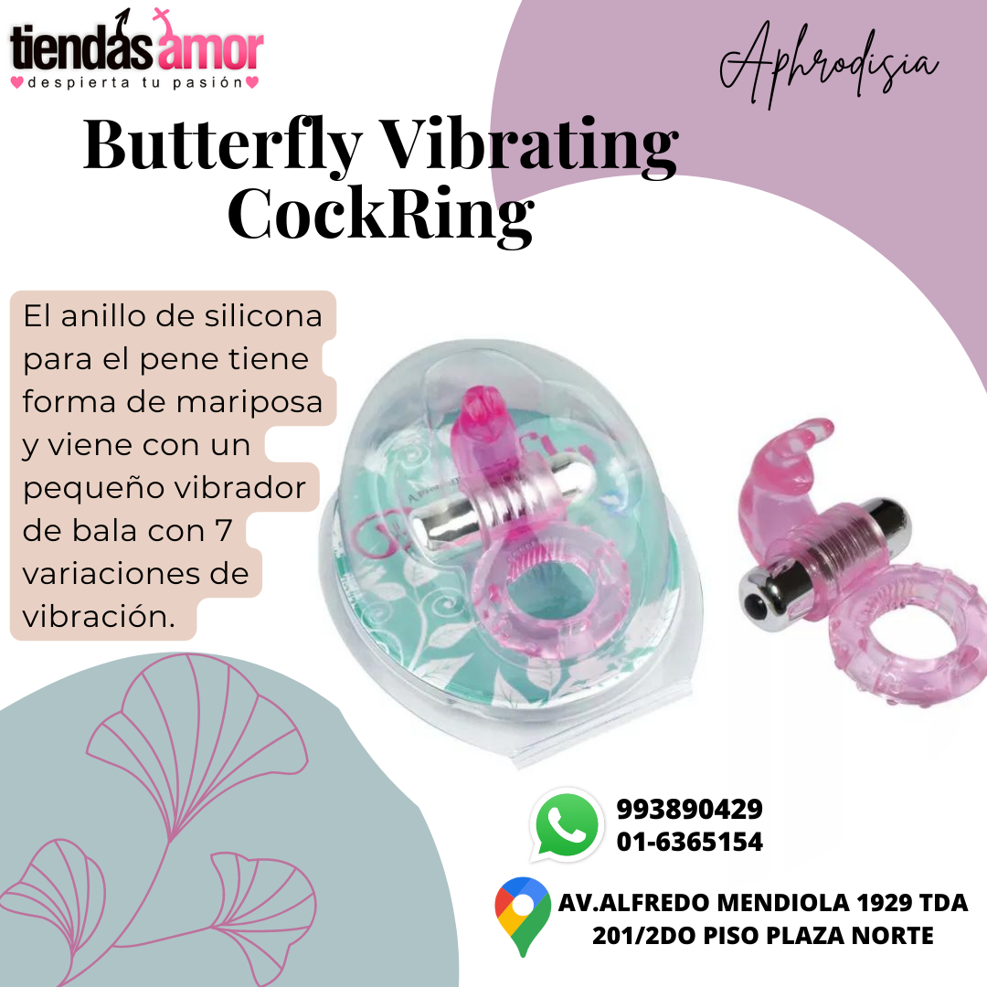 ANILLO VIBRADOR PARA CLITORIS sexshopplazanorte