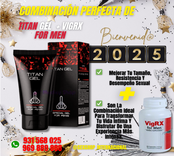 RECUPERA TU CONFIANZA Y POTENCIA CON TITAN GEL VIGRX FOR MEN 931568025