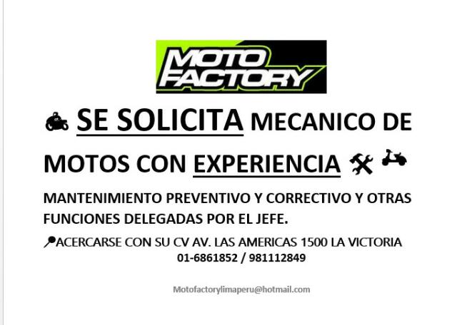 MECANICO DE MOTOS