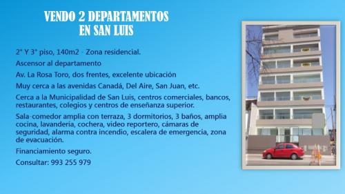 140 m² – VENDO DEPARTAMENTOS DE ESTRENO