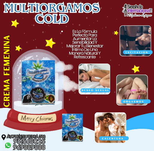 CREMA MULTIORGASMO COLD SEXSHOP PTE PIEDRA NUNCA TAN CALIENTE 931568025