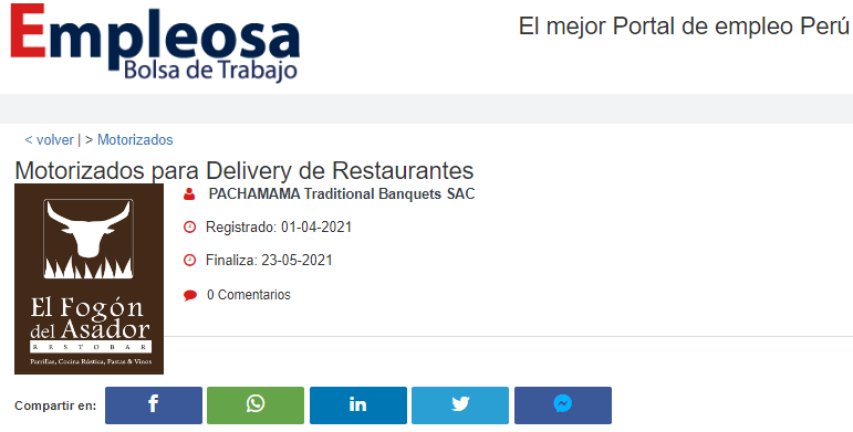 Motorizados para Delivery de Restaurantes