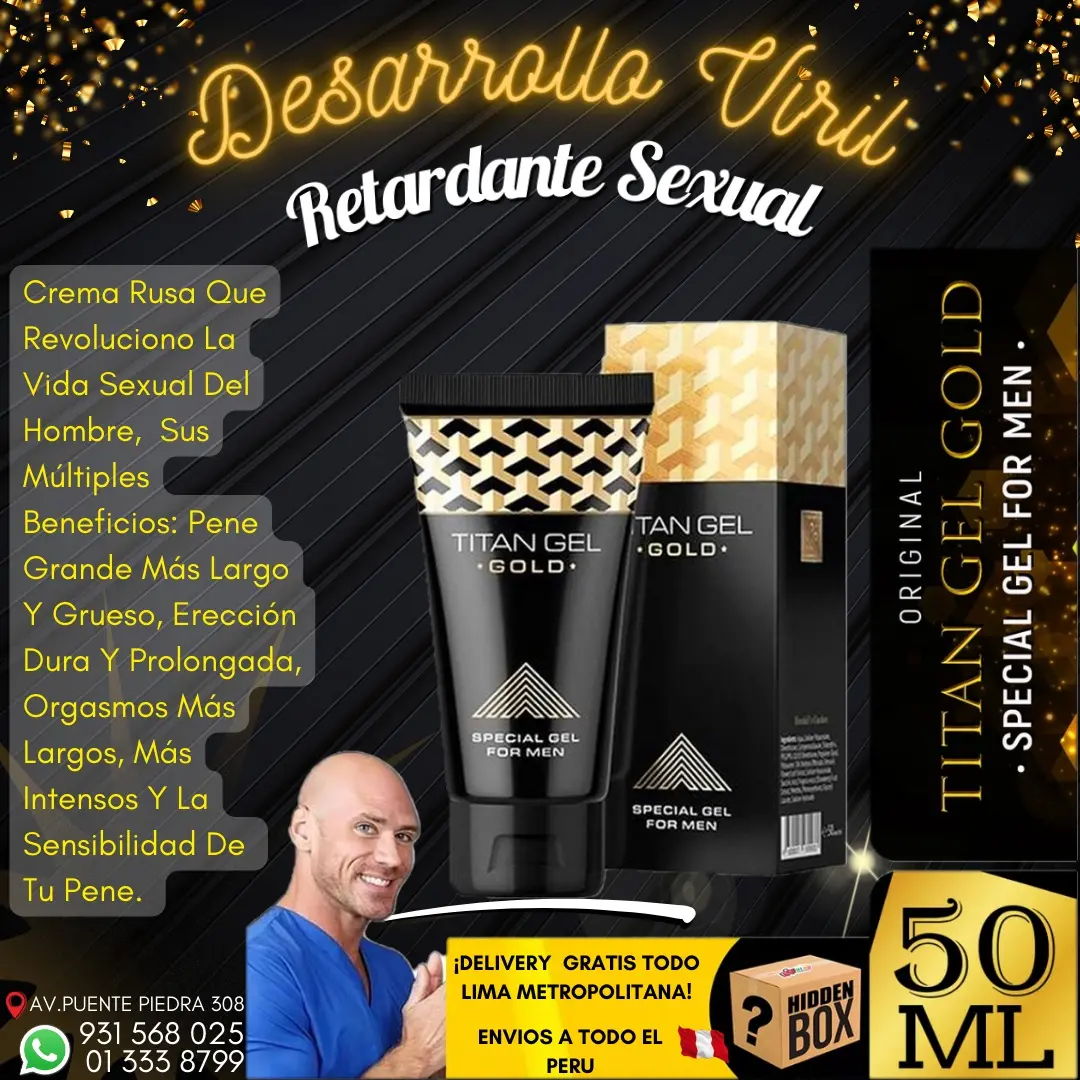 TITÁN GEL GOLD-OFERTA 3-CRECIMIENTO PENE-SEXSHOP C 931568025