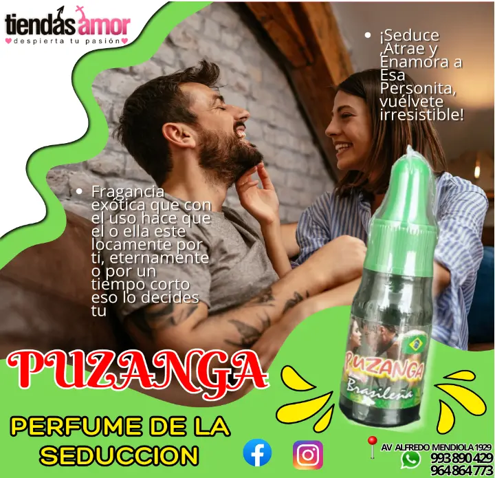 PUZANGA PERFUME DE LA SEDUCCIONQUE NUNCA FALTEN LAS NOCHES DE ORGASMOS993890429