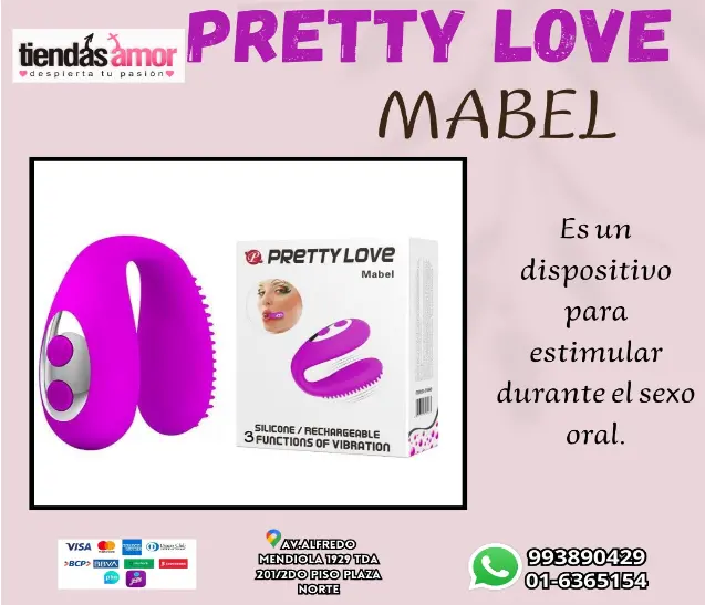 PRETTY LOVE MABEL VIBRADOR MULTIORGASMO Y SEXO ORAL SEXSHOP 993890429 