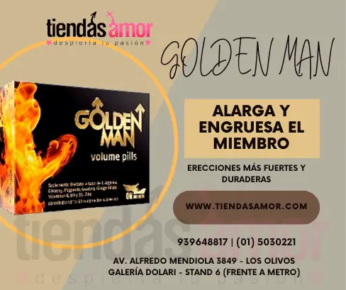 GOLDEN MAN TRATAMIENTO PENE MAS GRANDE - TIENDAS AMOR IZAGUIRRE