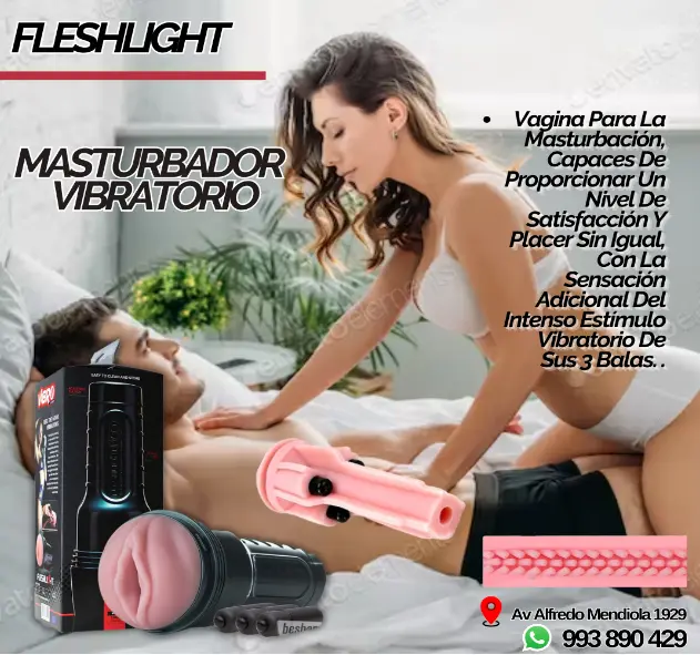 FLESHLIGHT MASTURBADOR VIBRATORIO REAL Y SUAVE SEXSHOP 993890429