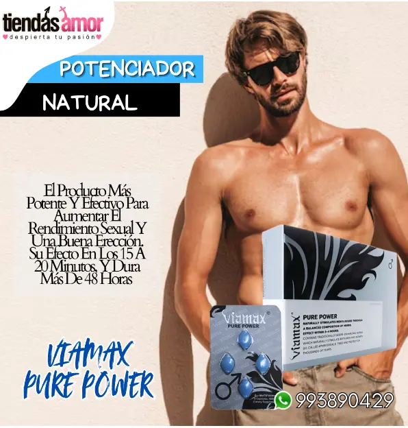 VIAMAX PURE POWER 993890429 RENDIMIENTO SEXUAL BUENA ERECCIÓN 993890429