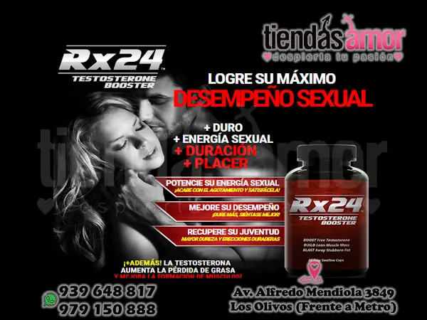 Anabolic RX24 Testosterone aumenta tus niveles hormonales - PERU