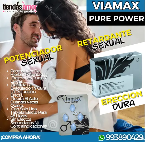 VIAMAX POWER POTENCIA VITALIDAD VIRILIDAD HOMBRE SEXSHOP993890429