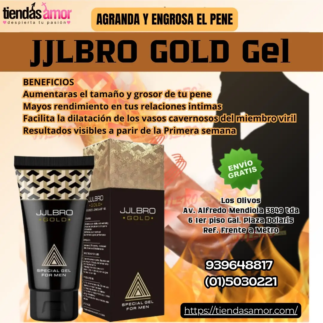 JJLBRO GOLD Gel Agranda y Engrosa - AV. ALFREDO MENDIOLA 3849