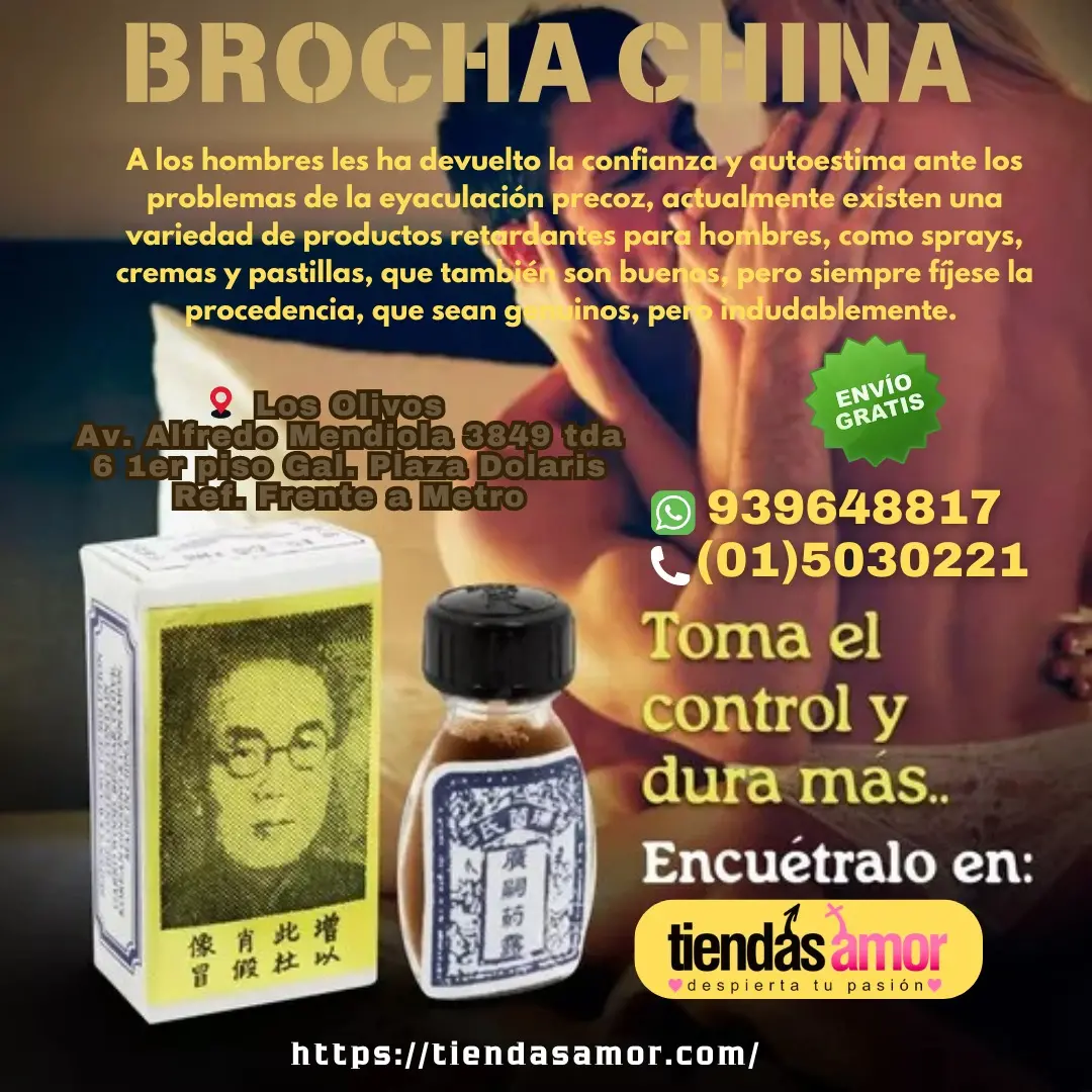 Brocha China Te garantiza sex0 por tiempo prolongado - IZAGUIRRE