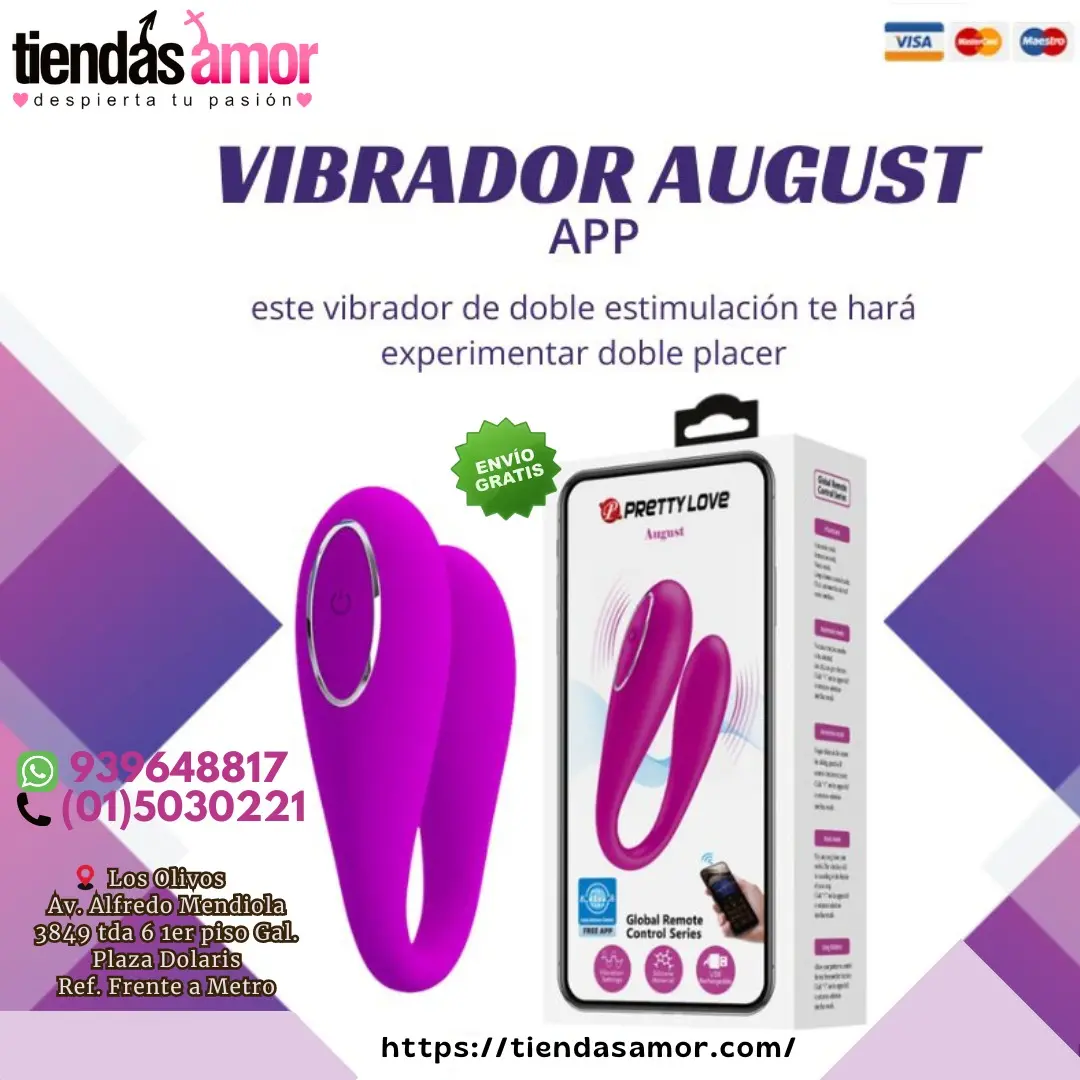 Vibrador August Pretty Love - AV. ALFREDO MENDIOLA 3849 