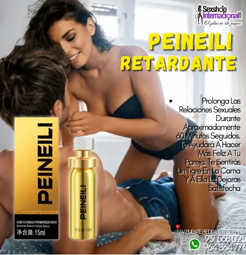 DELAY SPRAY PEINEILI GOLD EXTIENDE EL PLACER MASCULINO SEXSHOP 93156825