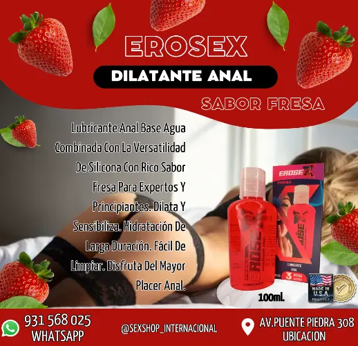 EROSEX LUBRICANTE ANAL-SABORES-SEXSHOP PTE.PIEDRA 308-C 931568025 