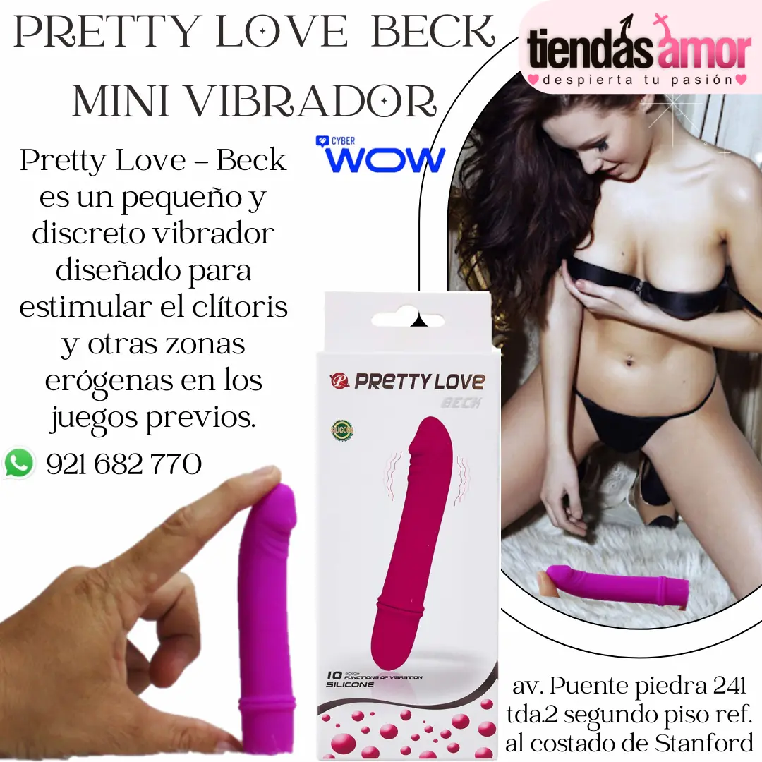 Pretty Love Beck 10 funciones El mini masajeador vibrador