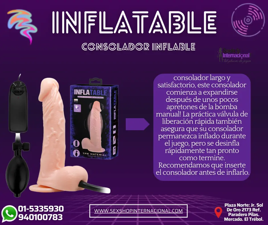 Consolador Inflable inflatable