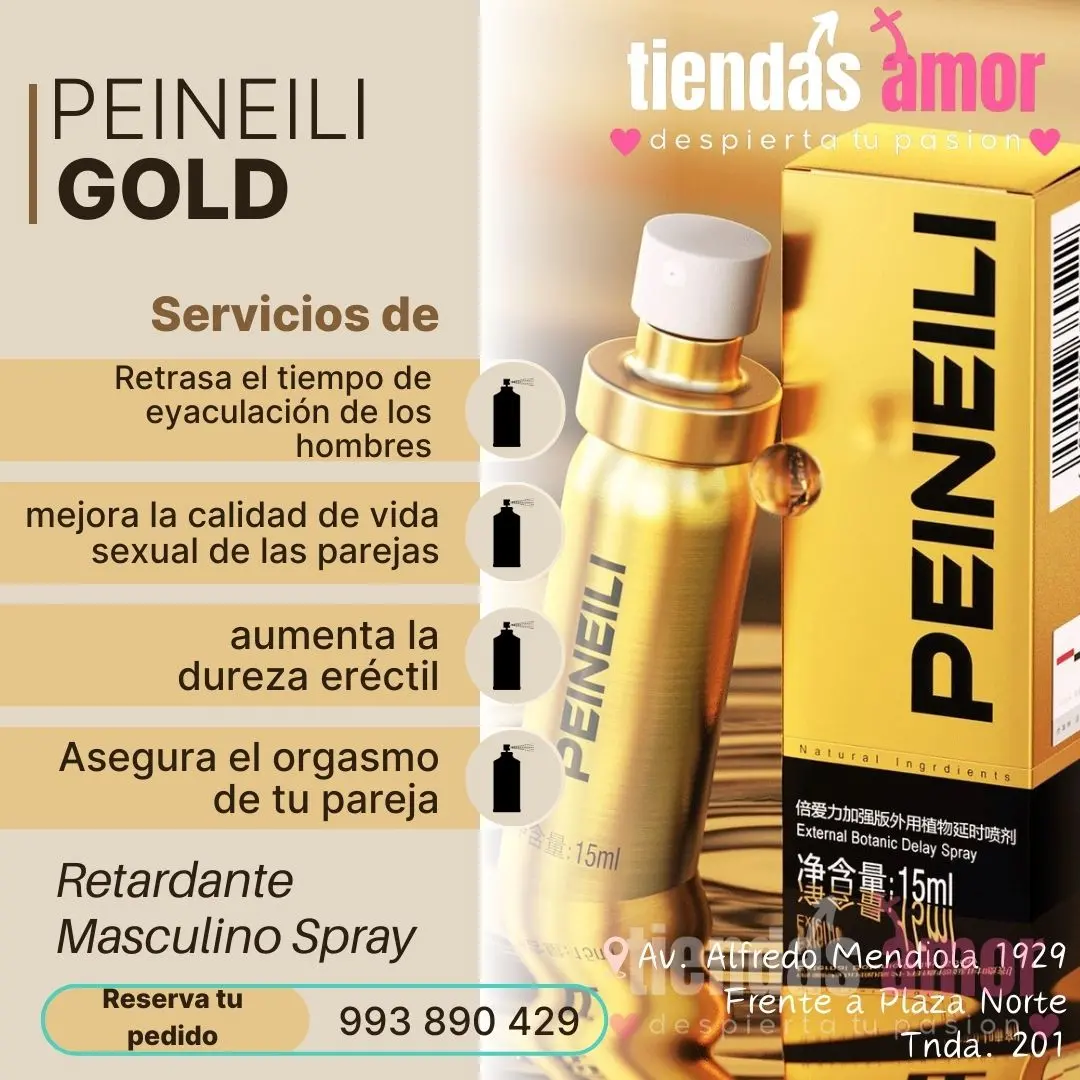 Retrasa el tiempo de eyaculación de los hombres Peineili Gold