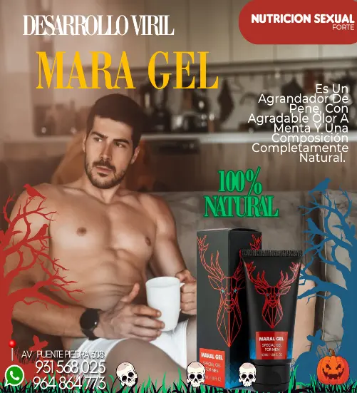 MARA GEL-AGRANDADOR DEL PENE-100 NATURAL-GARANTIZADO-931568025