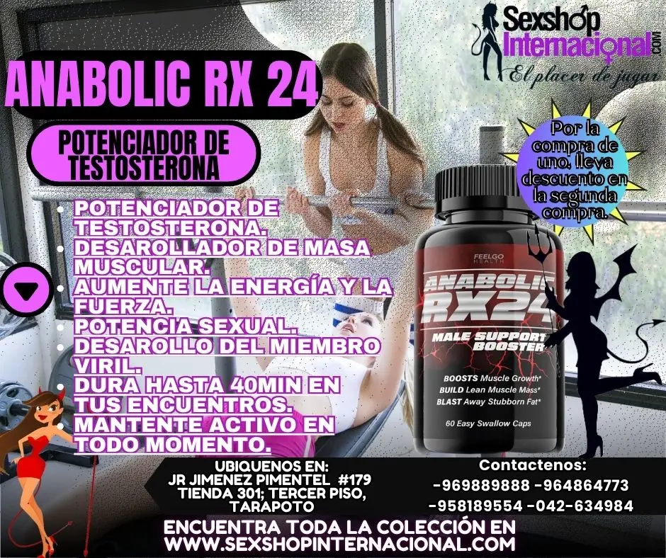 ANABOLIC RX24 MEJORA TU FISICO Y OTROS AMBITOS