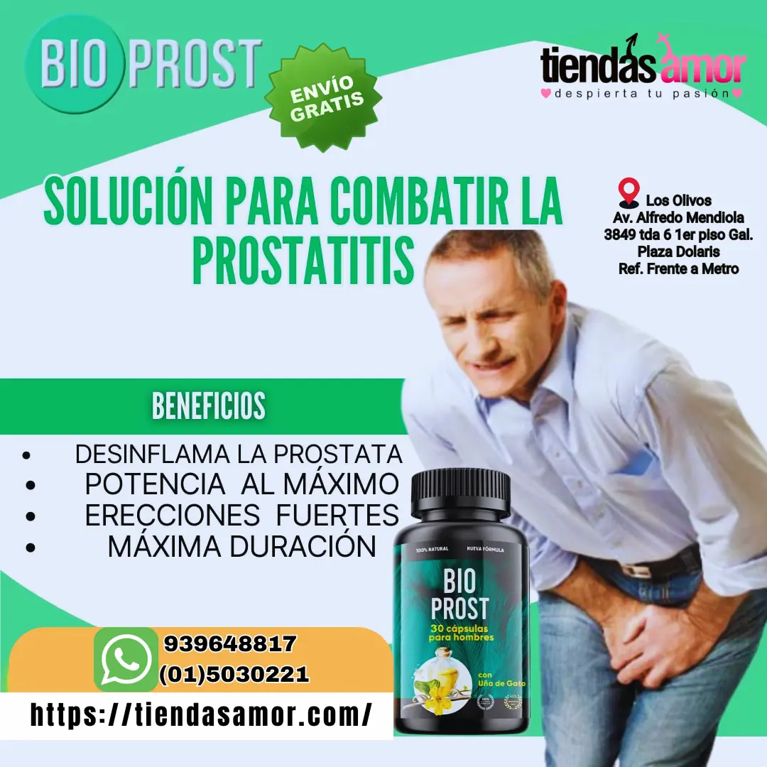 BIO PROST PARA LA PROSTATA Y LA POTENCIA
