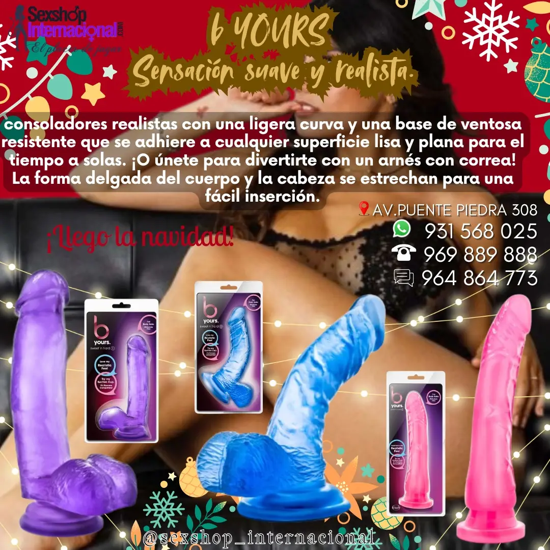 CONSOLADORES Sensación suave y realista - B YOURS - MES NAVIDEÑO GRANDES OFERTAS