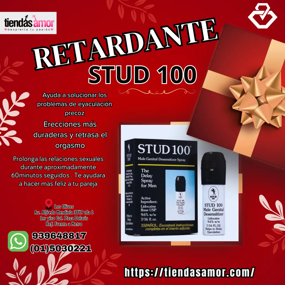 RETARDANTE STUD 100 ORIGINAL - LOS OLIVOS