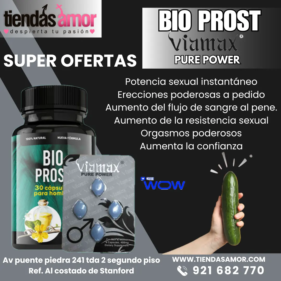 Bio Prost Original Viamax Pure Power Potencia Sexual