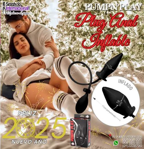 PLUG DILATADOR ANAL INFLABLE PUMP N PLAY SEXSHOP EN PERU 931568025