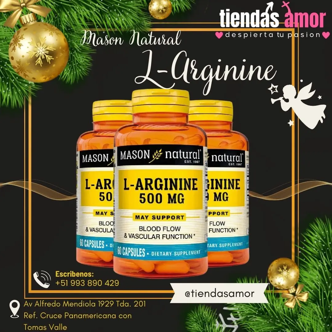 L-Arginina Mason Natural x Cápsula