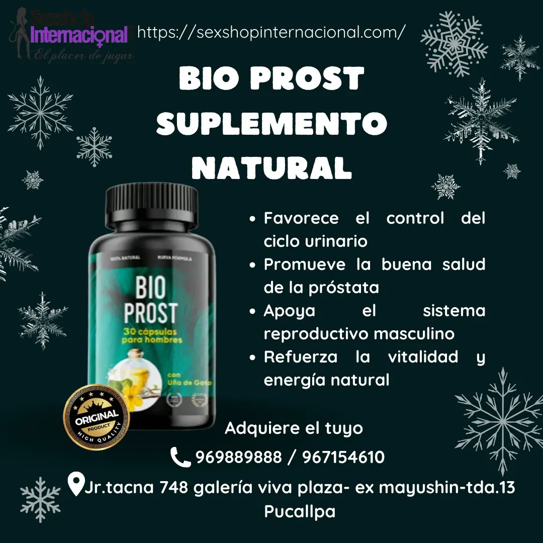 LIMPIA LAS VIAS URINARIAS CON BIO PROST