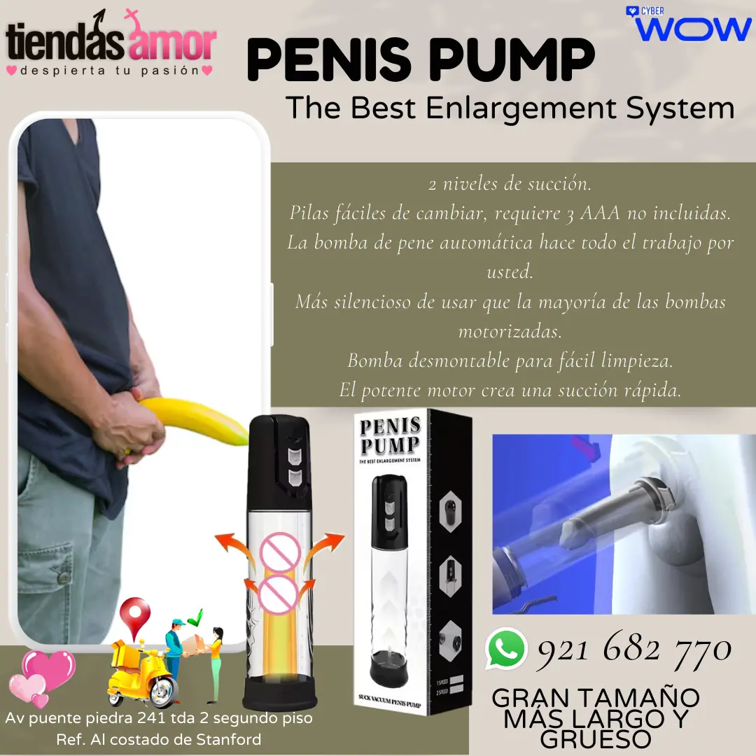 Penis Pump The Best Enlargement System Bomba desmontable para fácil limpieza