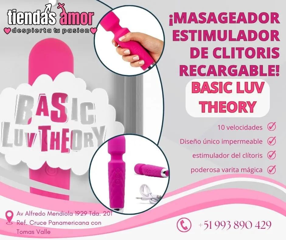 BASIC LUV THEORY Masajeador estimulador de clitoris recargable