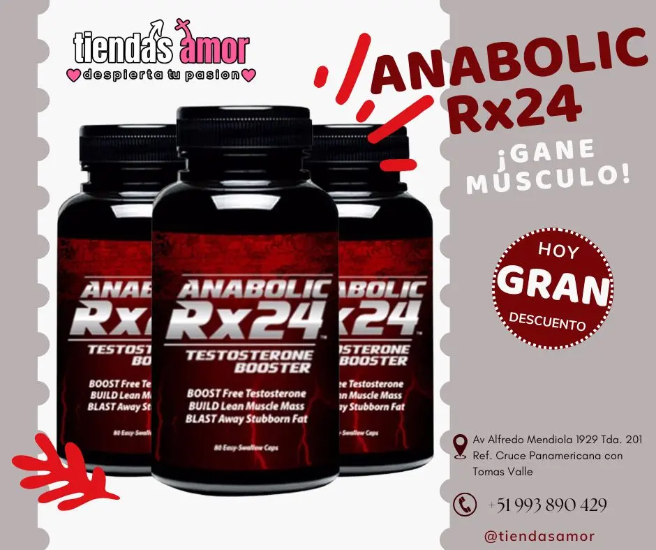 Anabolic rx24 es el complemento perfecto para hombres
