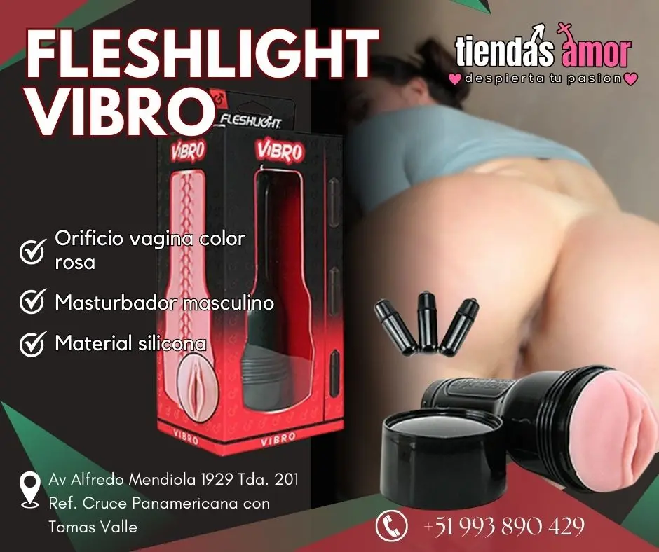 Masturbador masculino Fleshlight Vibro
