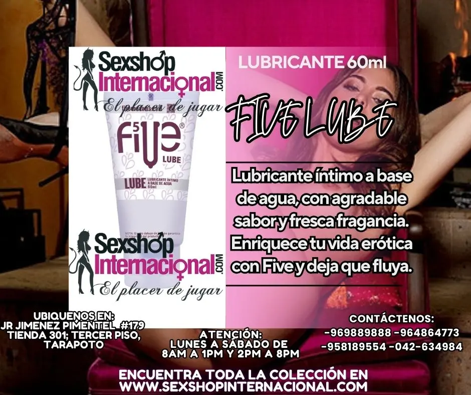 LUBRICANTE FIVE LUBE ENCUENTROS SUAVES Y MOJADOS