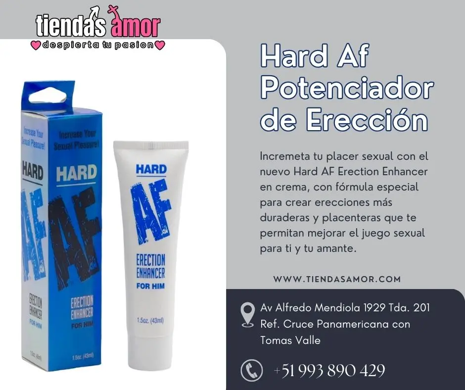 Hard Af Potenciador de Erección