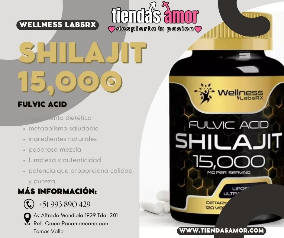 Shilajit Cápsulas orgánicas puras