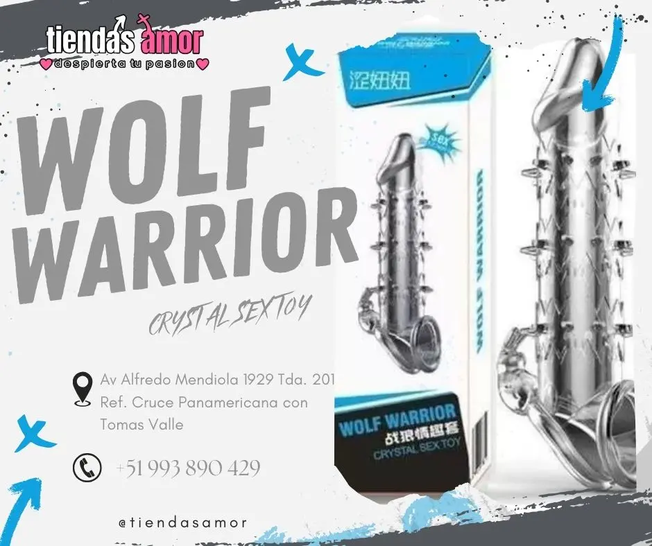 Funda Texturizada Wolf Warrior Crystal