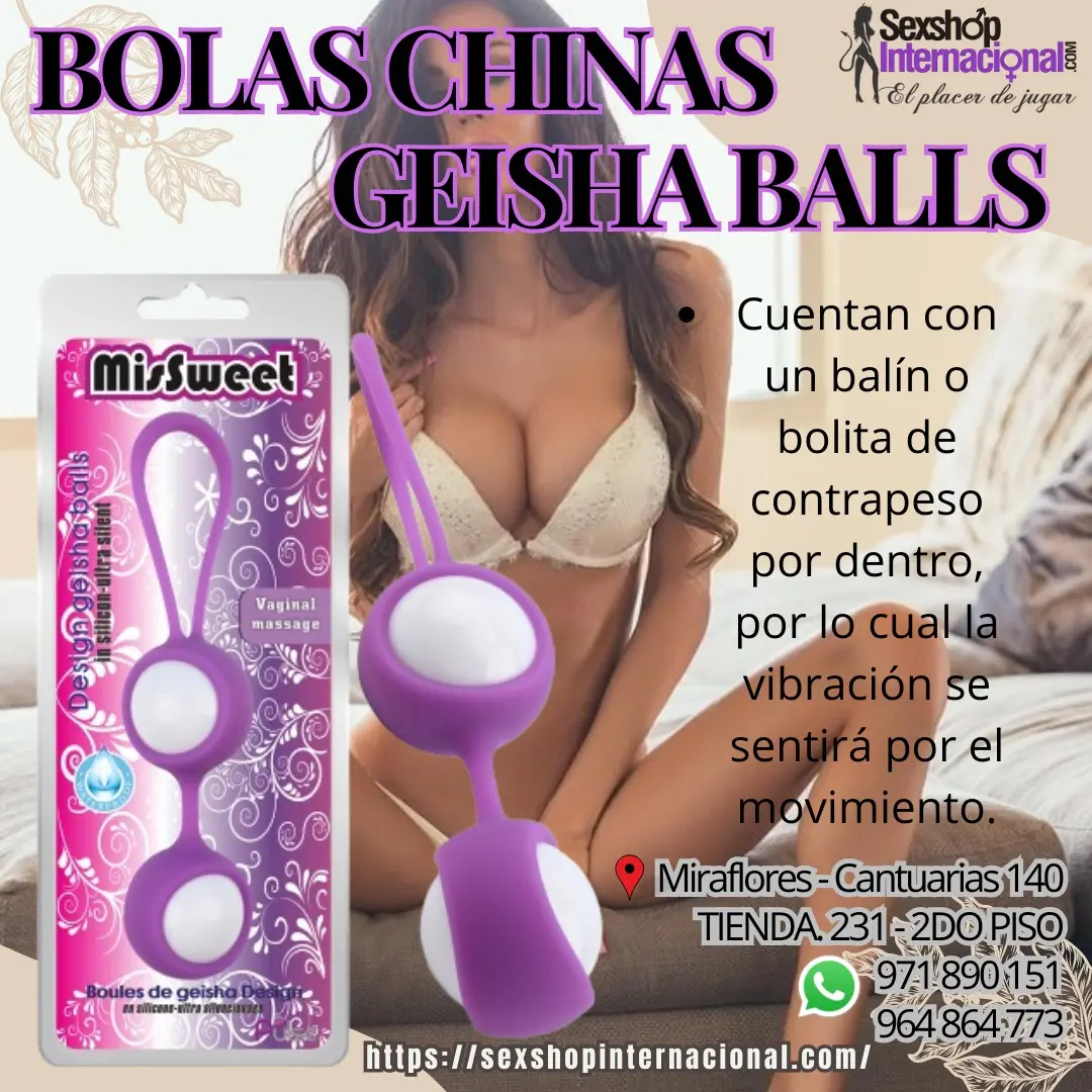 BOLAS CHINAS - Geisha Balls Fortalecen y ejercitan los músculos - SEXSHOP