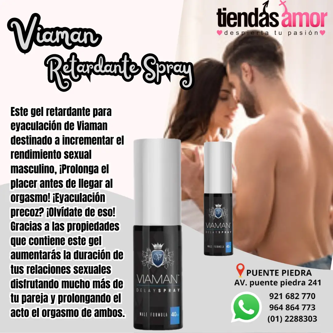 Viaman Delaying Spray Control Eyaculación 20ml 