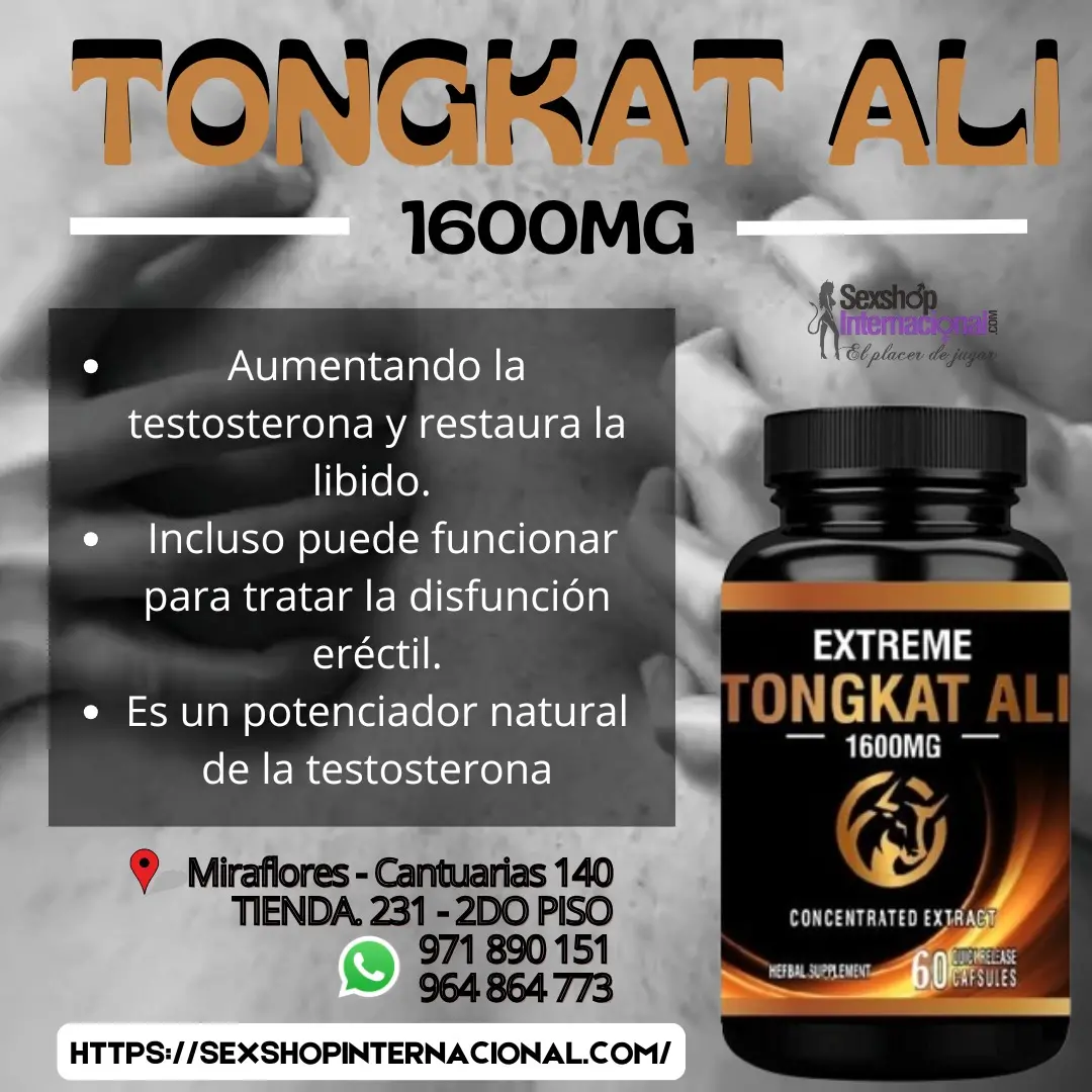 TONGKAT ALI potenciador natural de la testosterona - SEXSHOP MIRAFLORES PERU