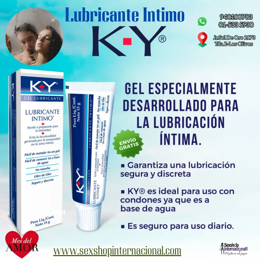 KY GEL INTIMO LUBRICANTE A BASE DE AGUA 