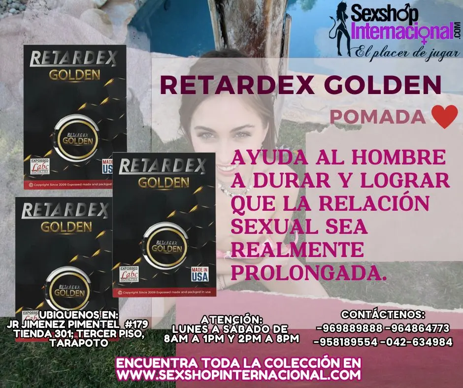 POMADA RETARDEX PROLONGA LA FELICIDAD POR MAS TIEMPO