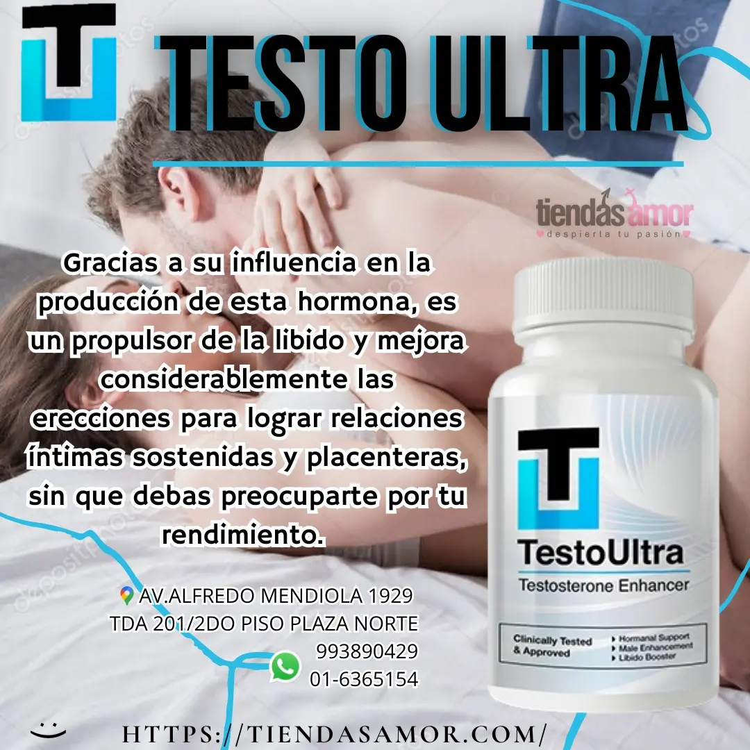 TESTO ULTRA - SUPLEMENTO MASCULINO NATURAL - INDEPENDENCIA TIENDAS AMOR 