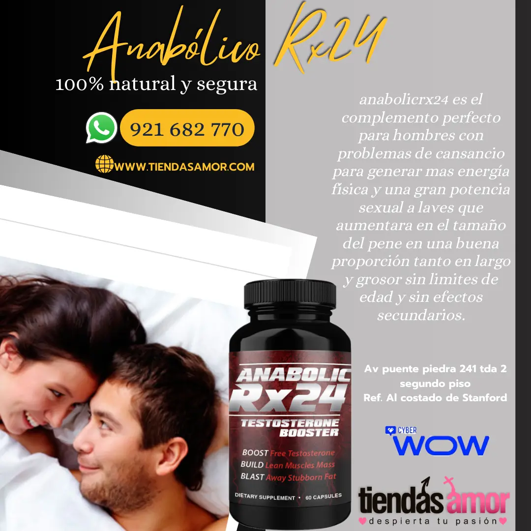 Anabolic RX 24 no solo te ayuda a aumentar tu vitalidad sino que también puede reforzar tu resistencia