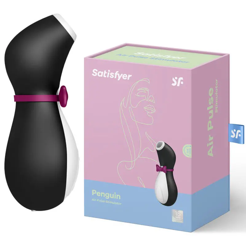 SATISFYER PENGUIN Estimulador de clítoris Air potencia máxima