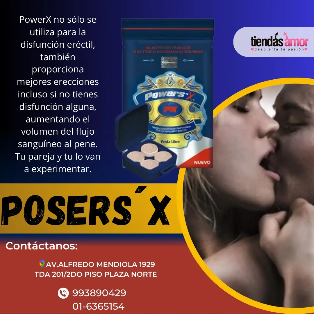 Powersx NATURAL mejora la potencia sexual y el rendimiento - TIENDAS AMOR 